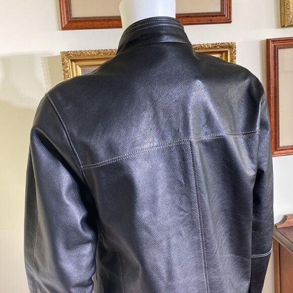 Bod & Christensen Leather Moto Jacket - Picture 8 of 16